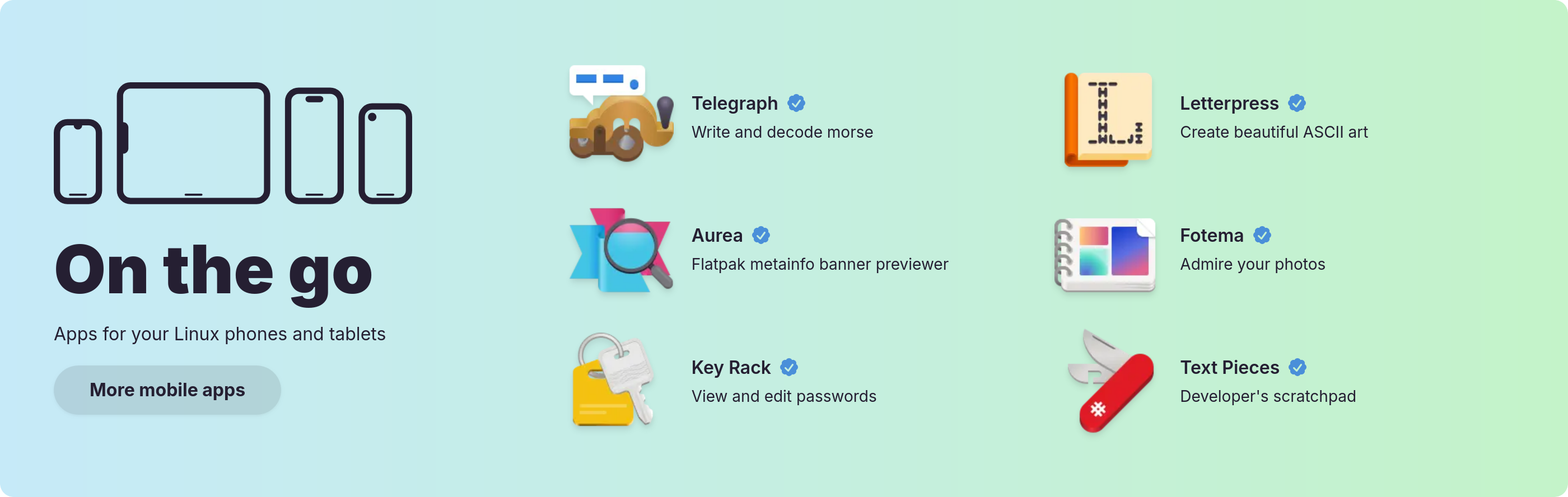 On the go: Apps for your Linux phones and tablets